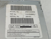 2009-2010 Nissan Maxima Radio AM FM Cd Player Receiver Replacement P/N:25915 9N00B Fits Fits 2009 2010 OEM Used Auto Parts -