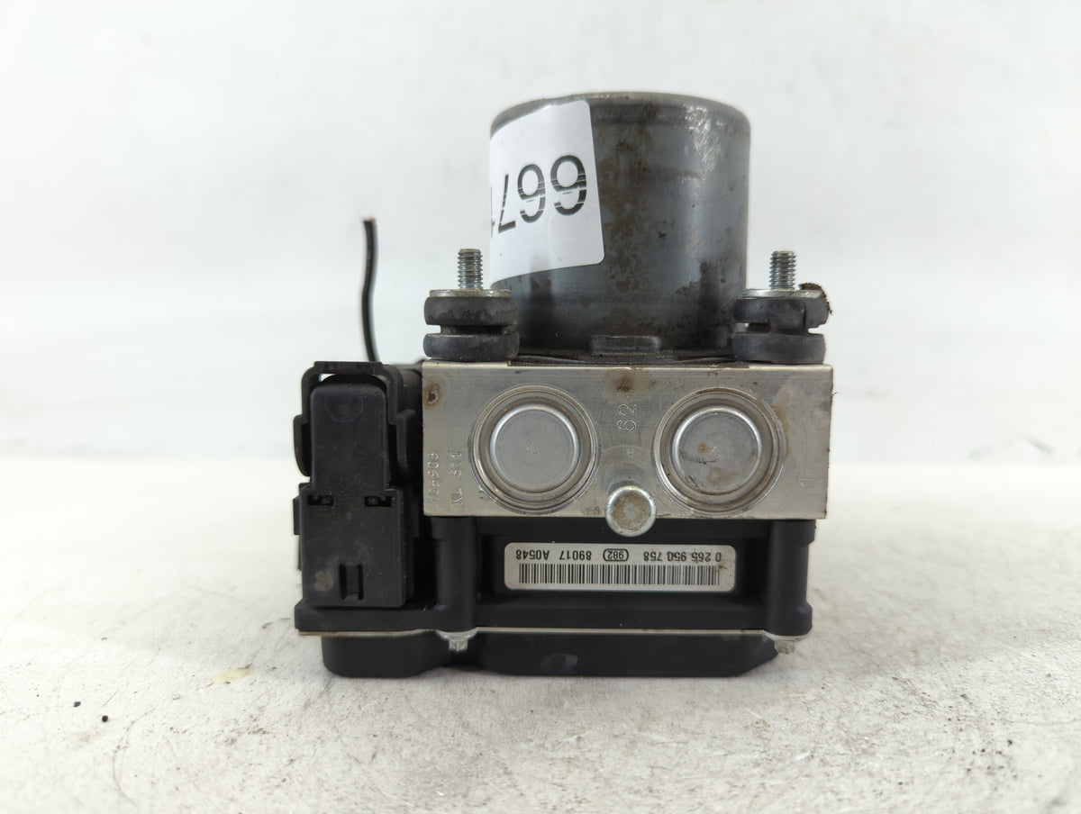 2009-2010 Nissan Maxima Anti-Lock Brake ABS Pump Module Actuator OEM P/N:0 265 235 418 01 47660 9N00C Fits Fits 2009 2010 OE