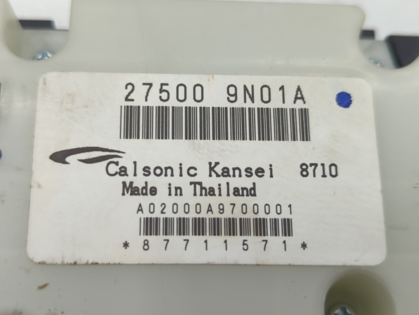 2009-2014 Nissan Maxima Climate Control Module Temperature AC/Heater Replacement P/N:27500 9N01A Fits OEM Used Auto Parts - 