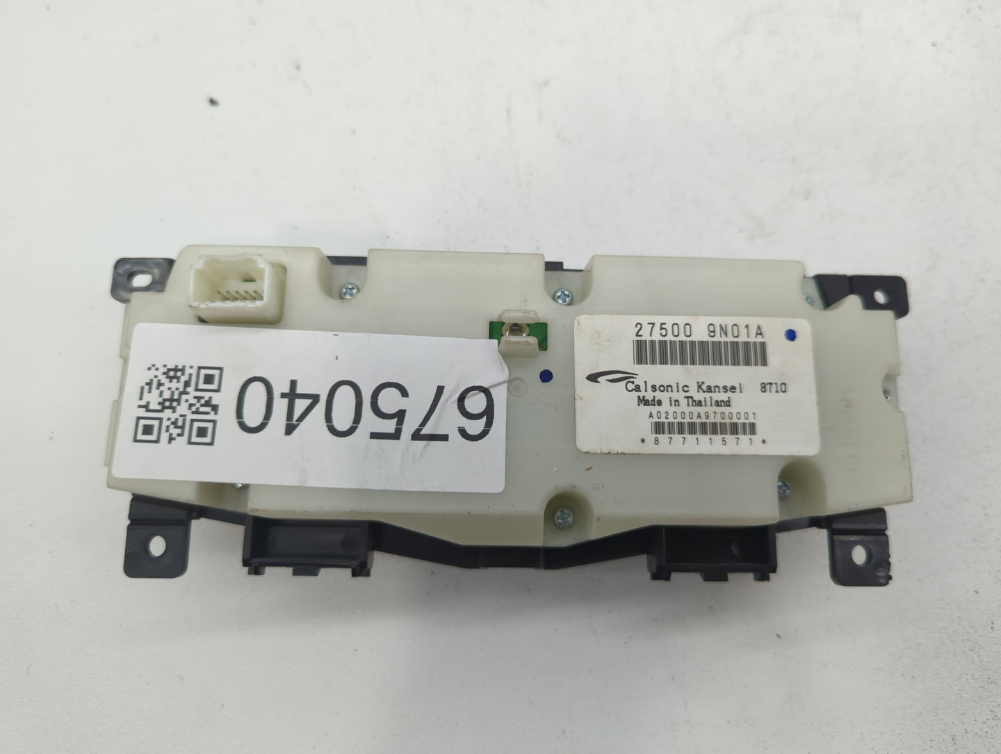 2009-2014 Nissan Maxima Climate Control Module Temperature AC/Heater Replacement P/N:27500 9N01A Fits OEM Used Auto Parts - 