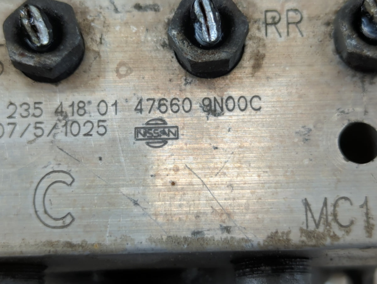 2009-2010 Nissan Maxima Anti-Lock Brake ABS Pump Module Actuator OEM P/N:47660 9N00C Fits Fits 2009 2010 OEM Used Auto Parts