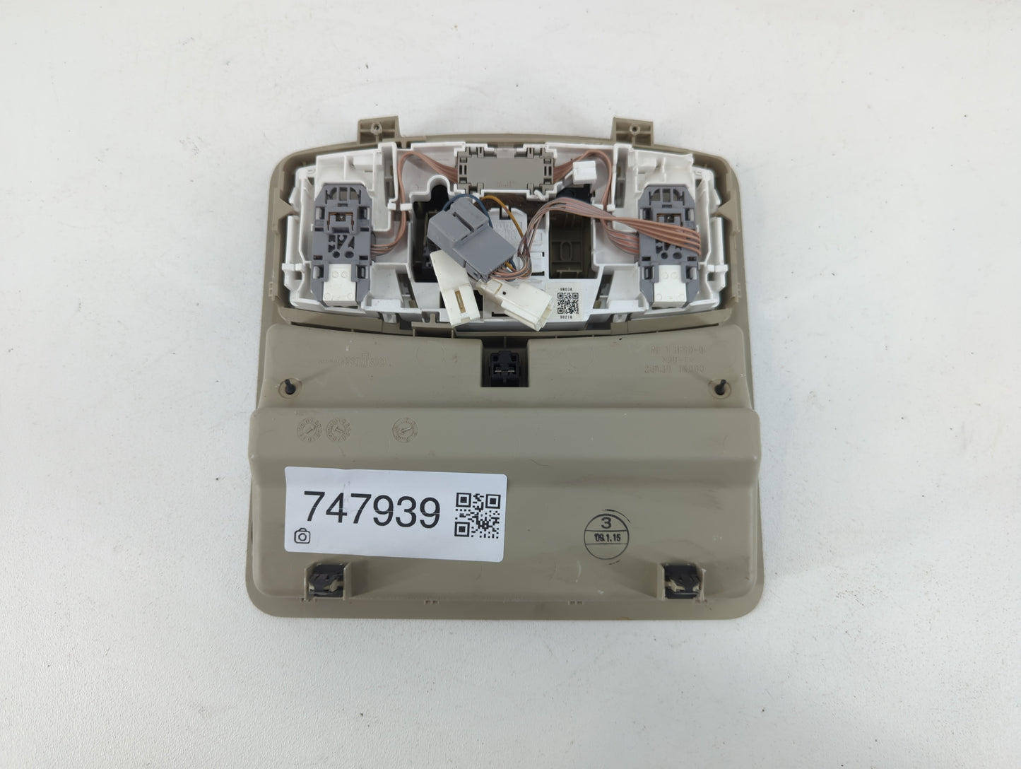 2009 Nissan Maxima Overhead Roof Console - Oemusedautoparts1.com
