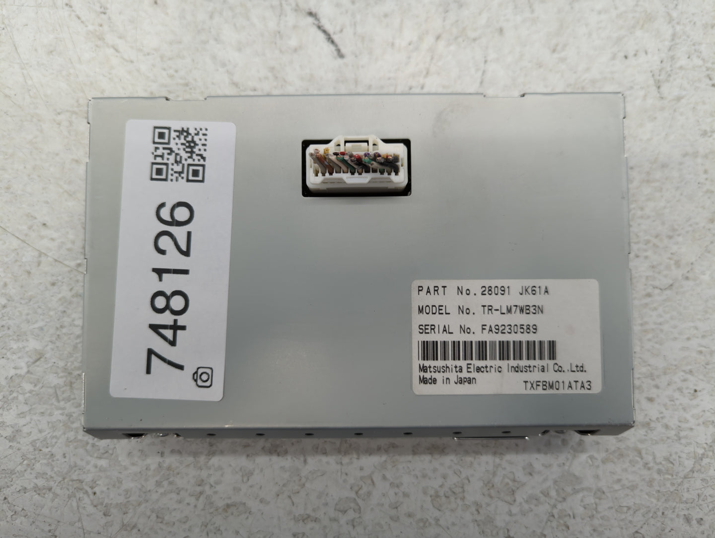 2009-2009 Nissan Maxima Information Display Screen - Oemusedautoparts1.com