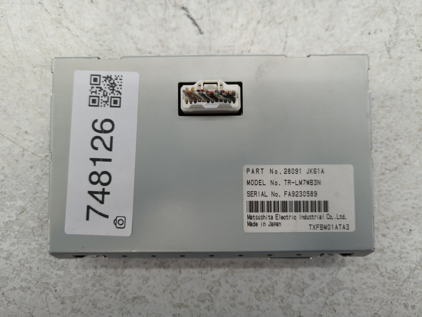 2009-2009 Nissan Maxima Information Display Screen - Oemusedautoparts1.com