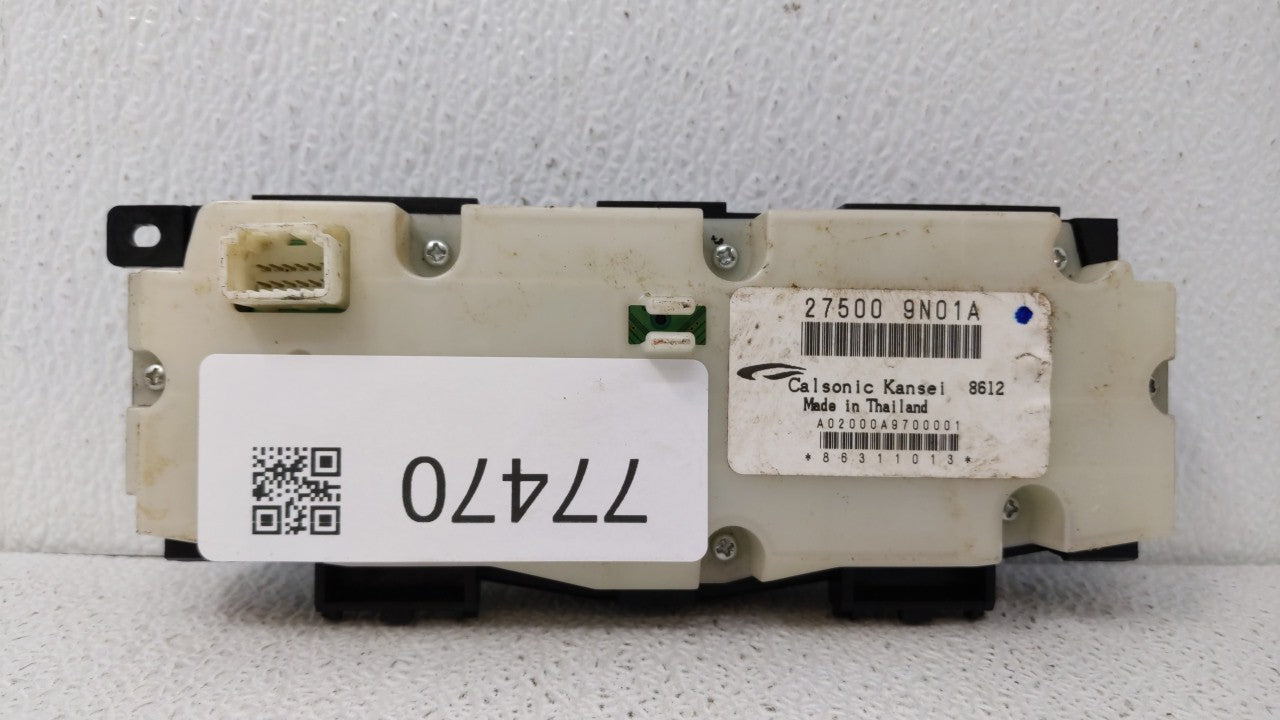 2009-2014 Nissan Maxima Climate Control Module Temperature AC/Heater Replacement P/N:27500 9N01A Fits OEM Used Auto Parts - 
