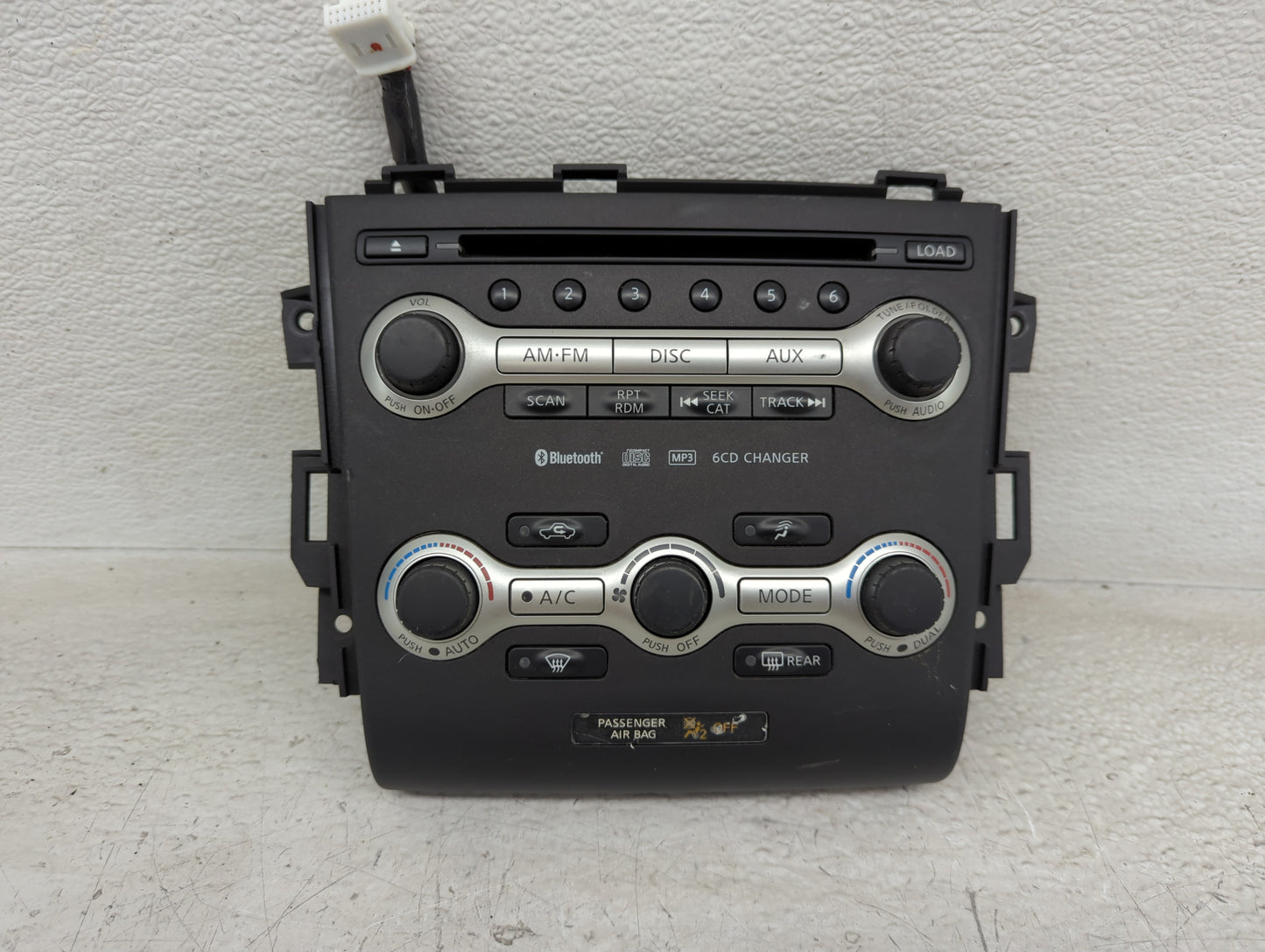 2009 Nissan Murano Climate Control Module Temperature AC/Heater Replacement Fits OEM Used Auto Parts - Oemusedautoparts1.com