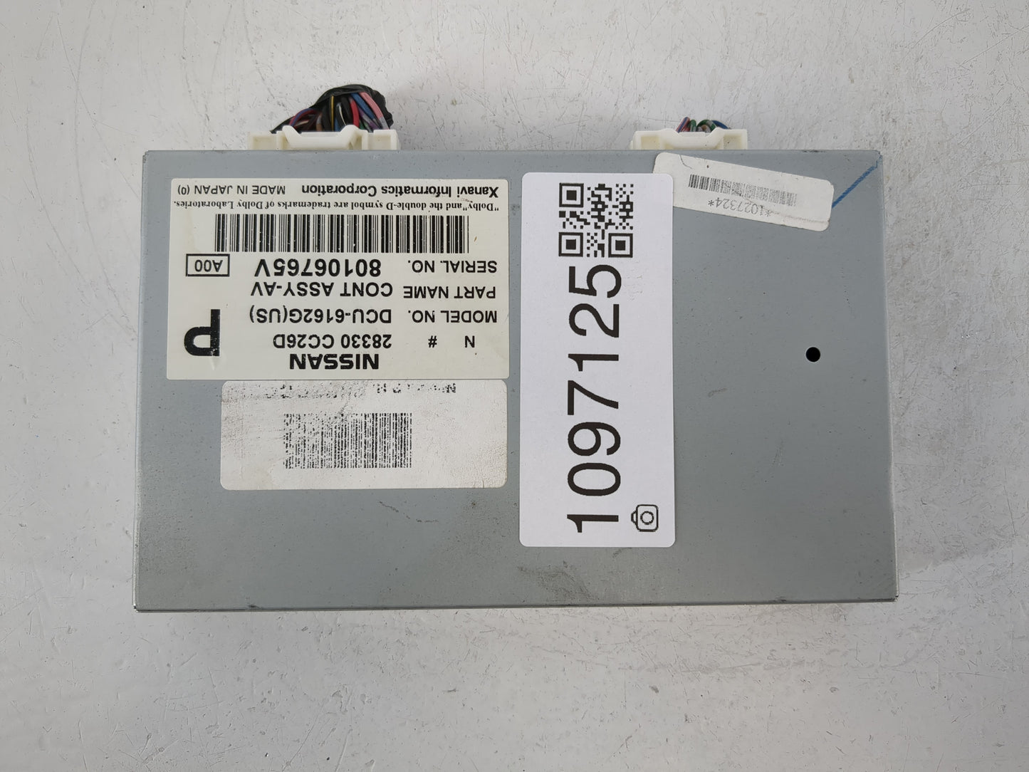 2009 Nissan Murano Radio AM FM Cd Player Receiver Replacement P/N:28330 CC26D Fits OEM Used Auto Parts - Oemusedautoparts1.c