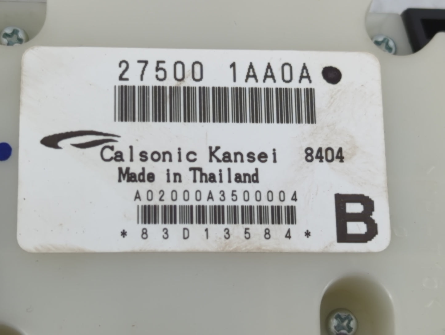 2009 Nissan Murano Climate Control Module Temperature AC/Heater Replacement P/N:27500 1AA0A Fits OEM Used Auto Parts - Oemus