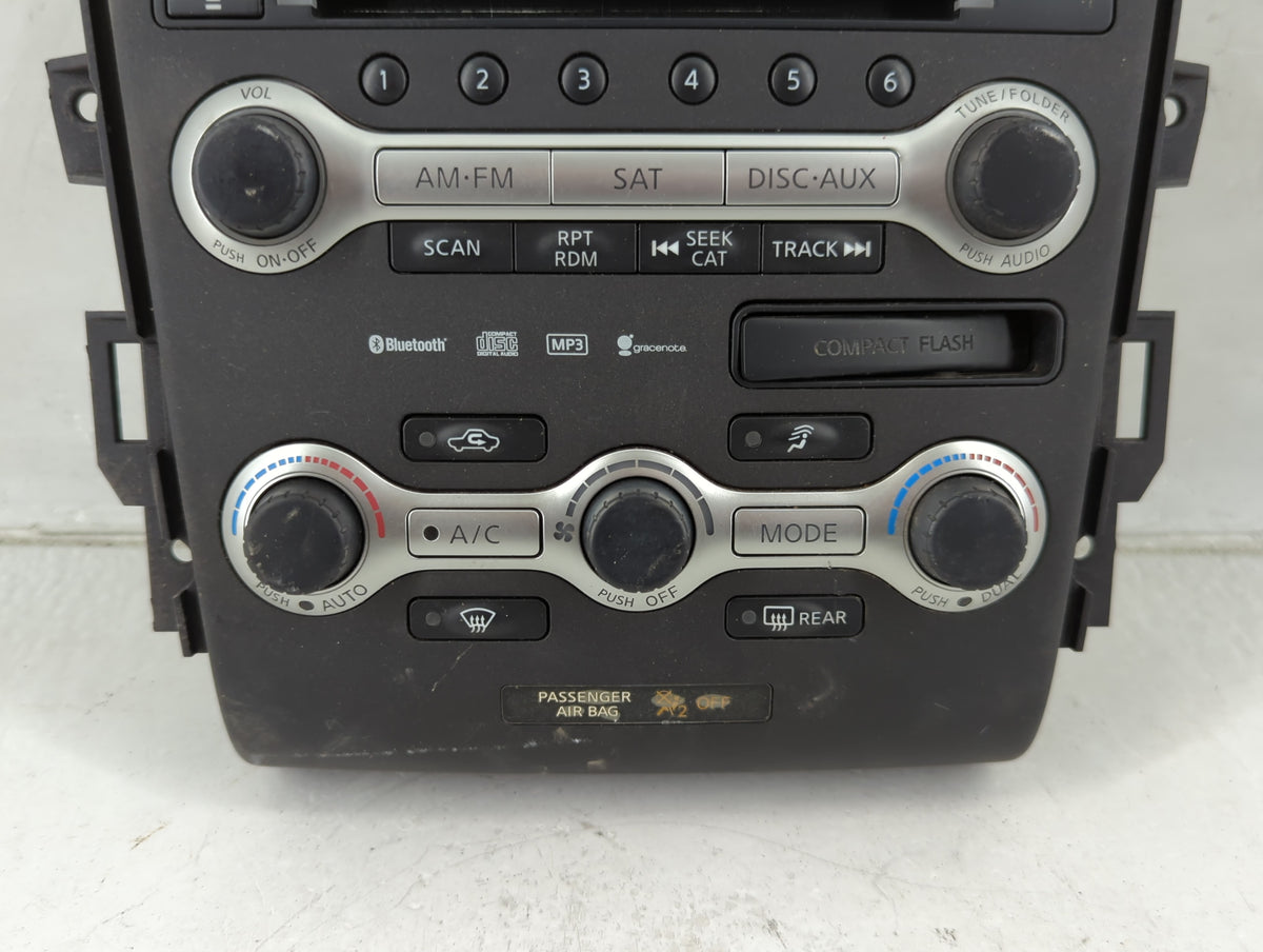 2009 Nissan Murano Radio Control Panel 1171149 - Oemusedautoparts1.com