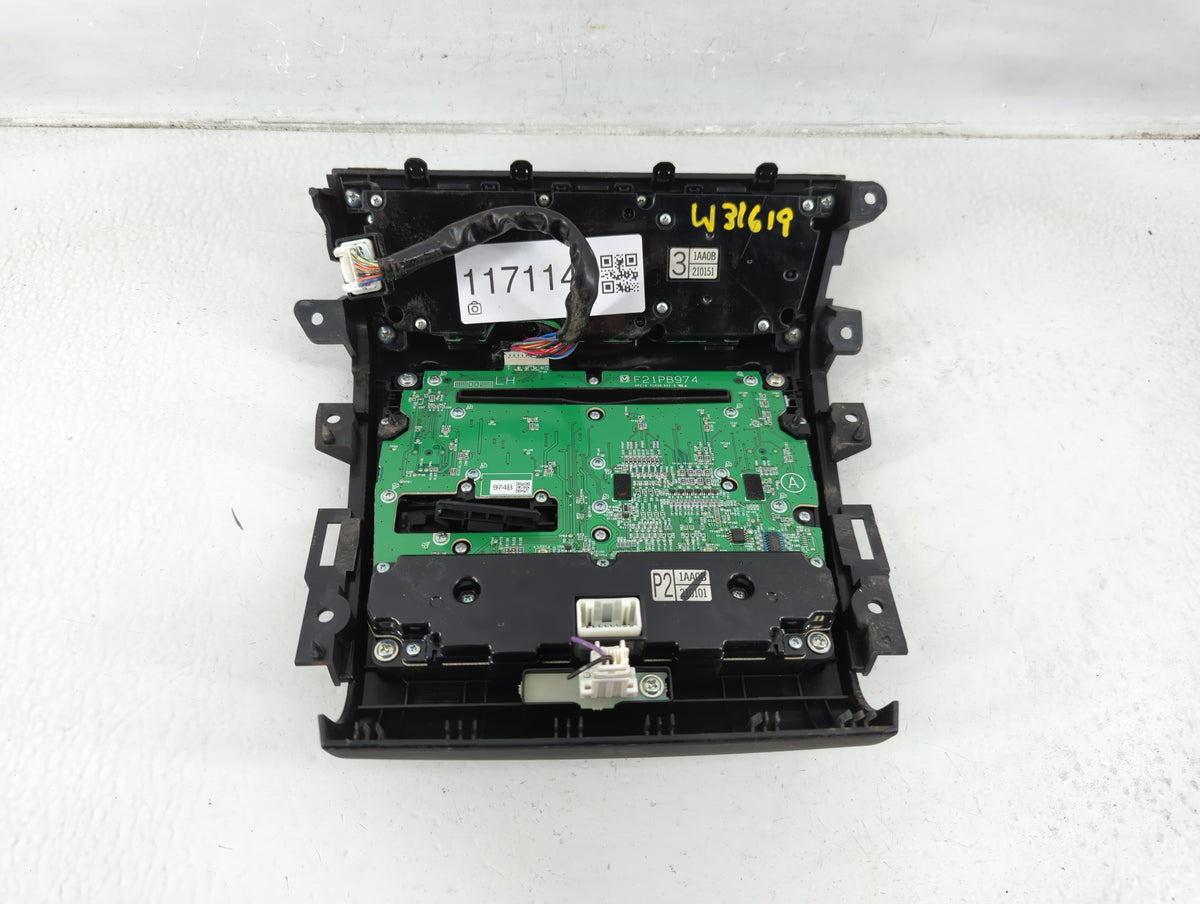 2009 Nissan Murano Radio Control Panel 1171149 - Oemusedautoparts1.com
