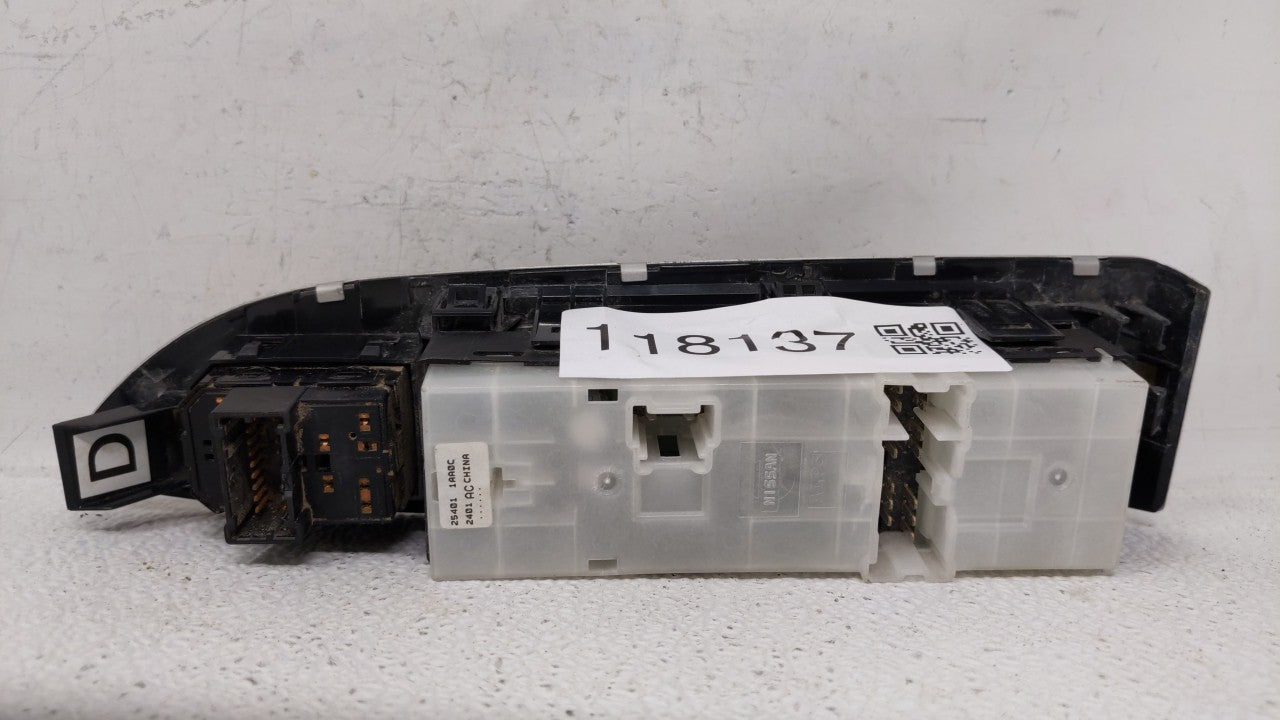 2009-2014 Nissan Murano Master Power Window Switch Replacement Driver Side Left P/N:25412 1AA0A 25401 1AA0B Fits OEM Used Au