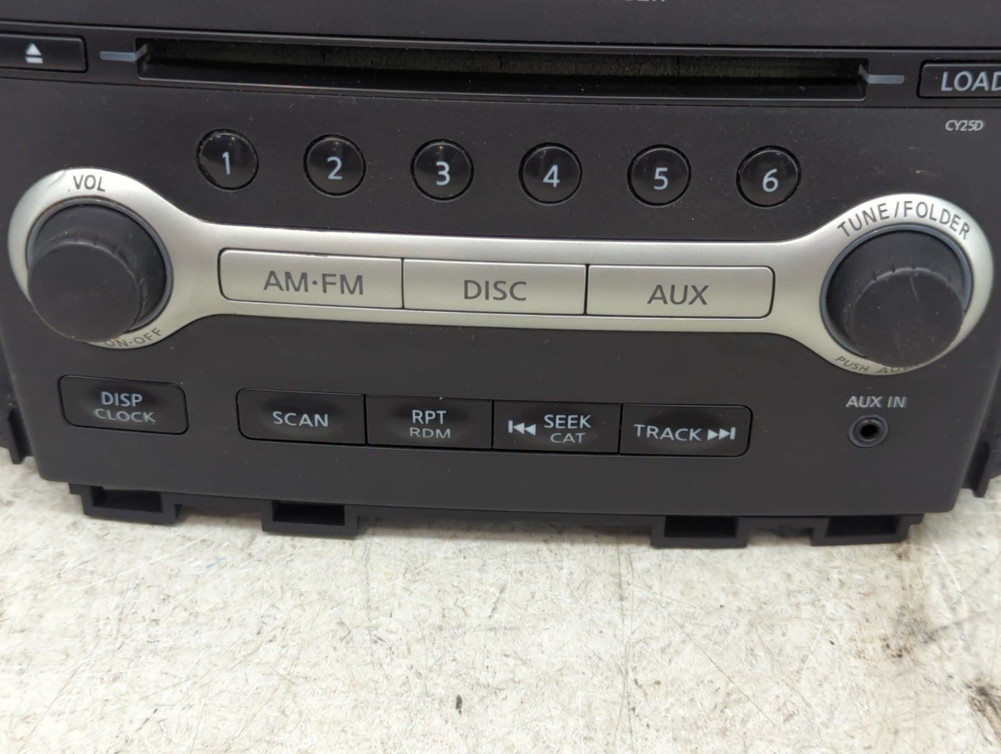 2009-2010 Nissan Murano Radio AM FM Cd Player Receiver Replacement P/N:28185 1AA0A Fits Fits 2009 2010 OEM Used Auto Parts -