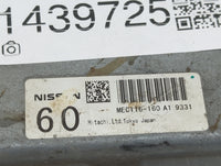 2009 Nissan Murano PCM Engine Control Computer ECU ECM PCU OEM P/N:MEC116-160 A1 Fits OEM Used Auto Parts - Oemusedautoparts