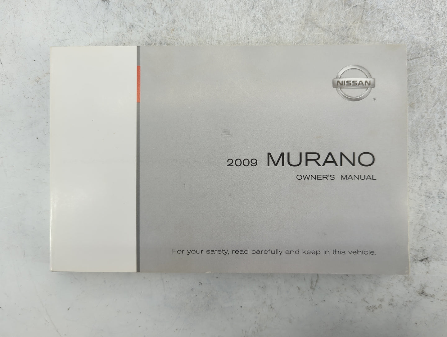 2009 Nissan Murano Owners Manual Book Guide P/N:OM9E-0Z51U2 UTSB0-E9U2K OEM Used Auto Parts - Oemusedautoparts1.com