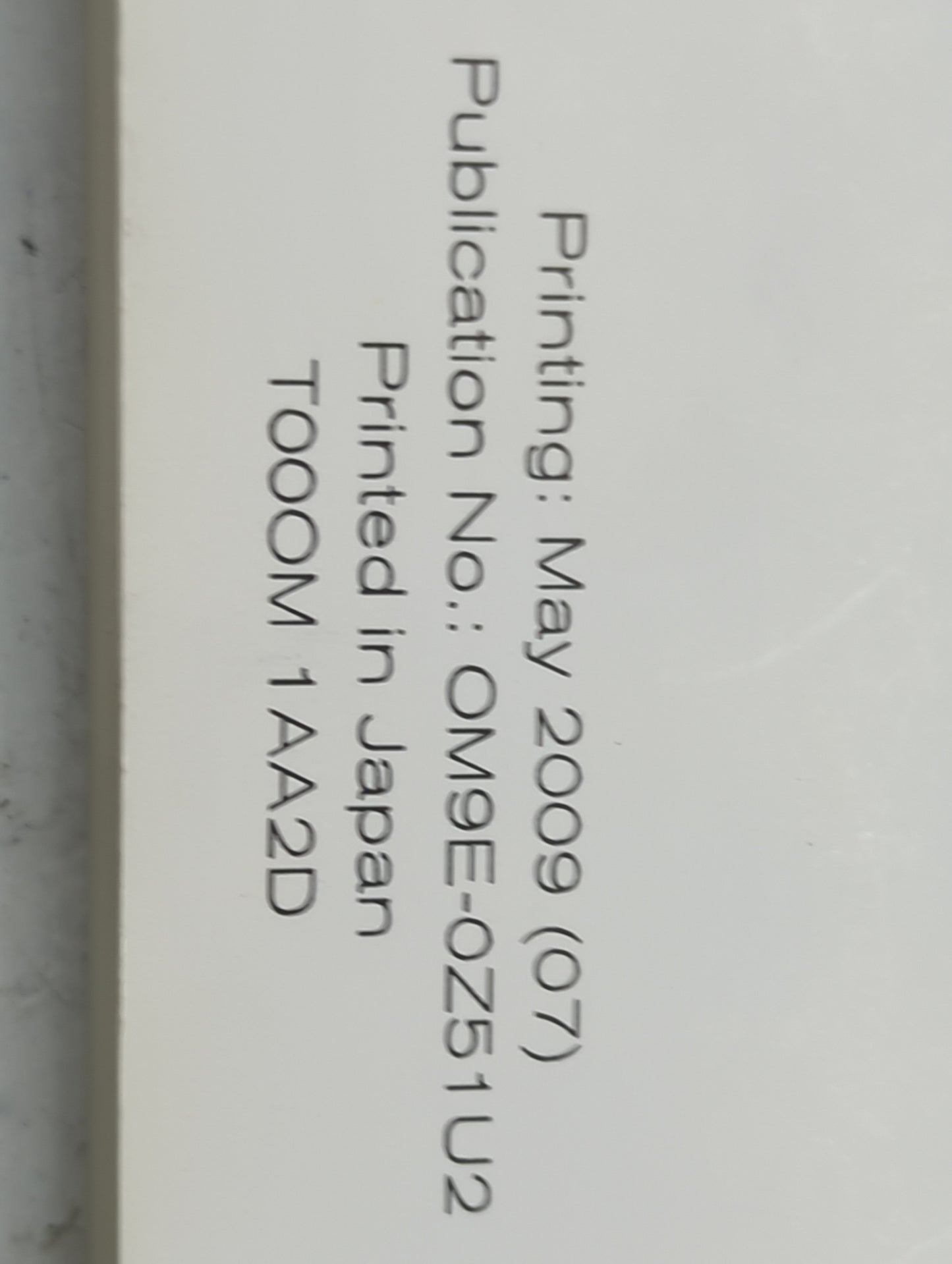 2009 Nissan Murano Owners Manual Book Guide P/N:OM9E-0Z51U2 UTSB0-E9U2K OEM Used Auto Parts - Oemusedautoparts1.com