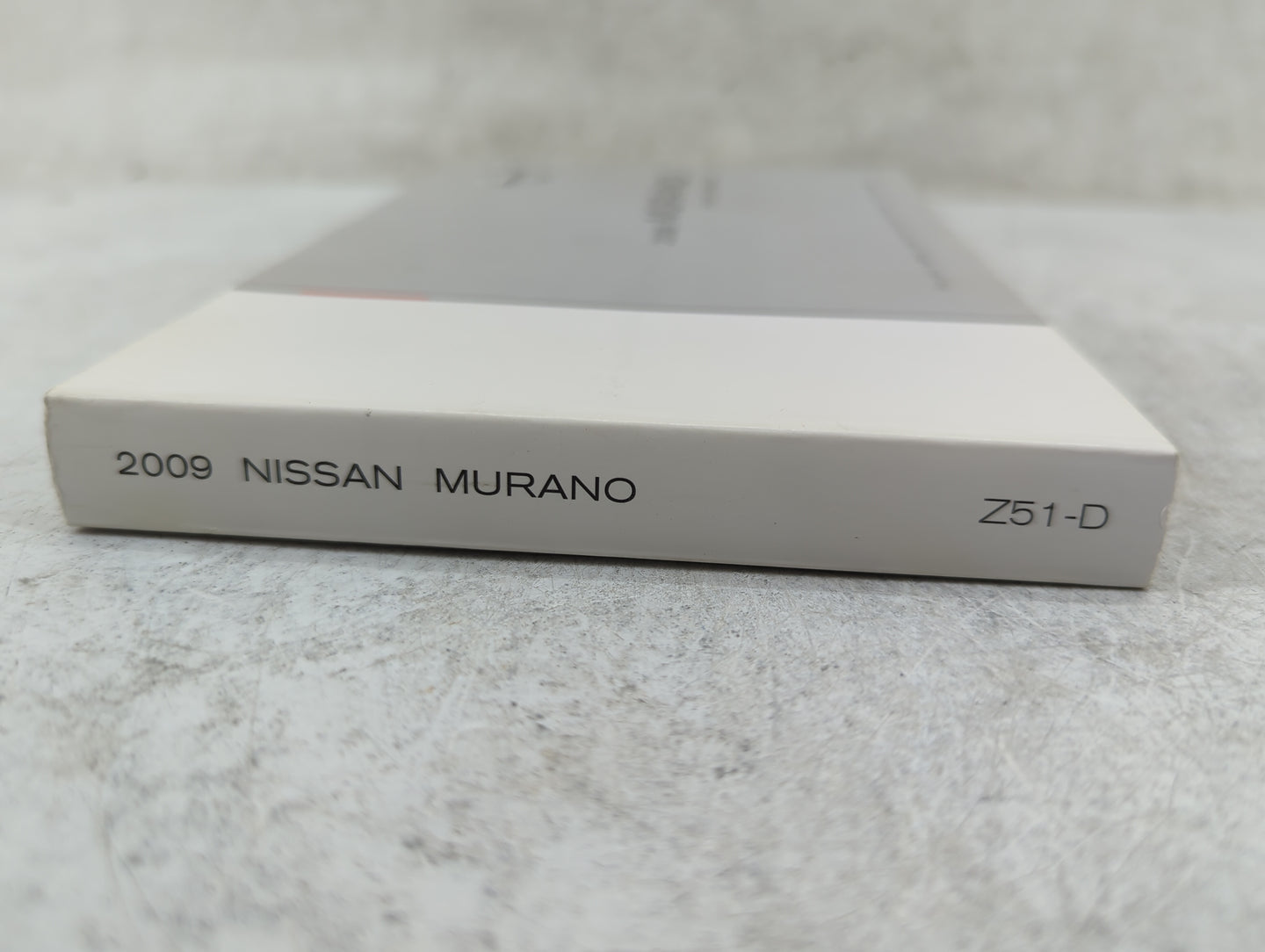 2009 Nissan Murano Owners Manual Book Guide P/N:OM9E-0Z51U2 UTSB0-E9U2K OEM Used Auto Parts - Oemusedautoparts1.com