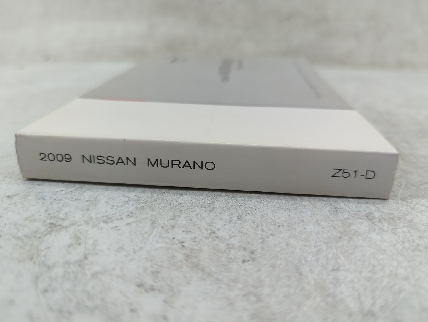 2009 Nissan Murano Owners Manual Book Guide P/N:OM9E-0Z51U2 UTSB0-E9U2K OEM Used Auto Parts - Oemusedautoparts1.com