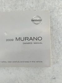 2009 Nissan Murano Owners Manual Book Guide P/N:OM9E-0Z51U2 UTSB0-E9U2K OEM Used Auto Parts - Oemusedautoparts1.com