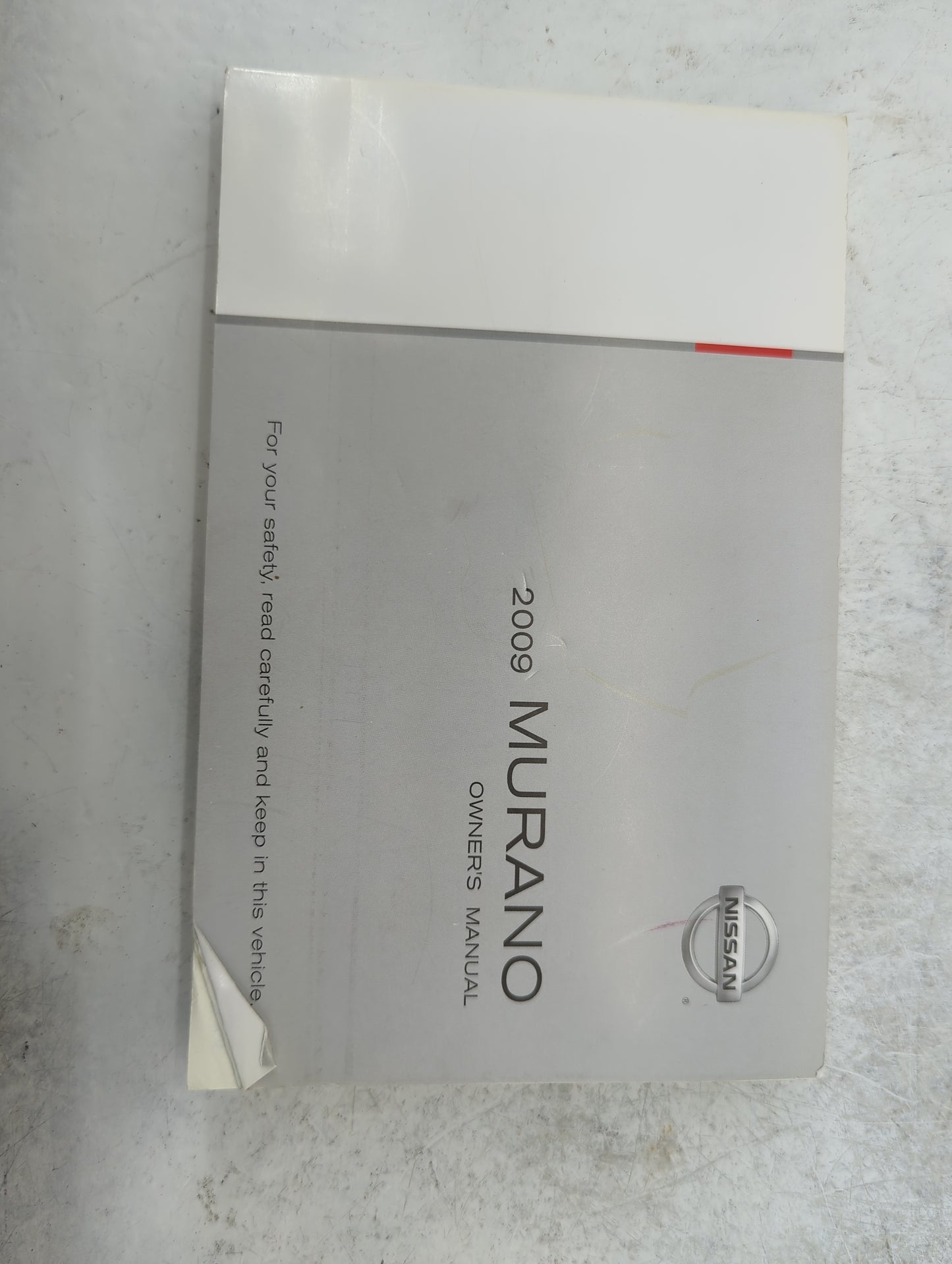 2009 Nissan Murano Owners Manual Book Guide P/N:0M9E-0Z51U2 OEM Used Auto Parts - Oemusedautoparts1.com
