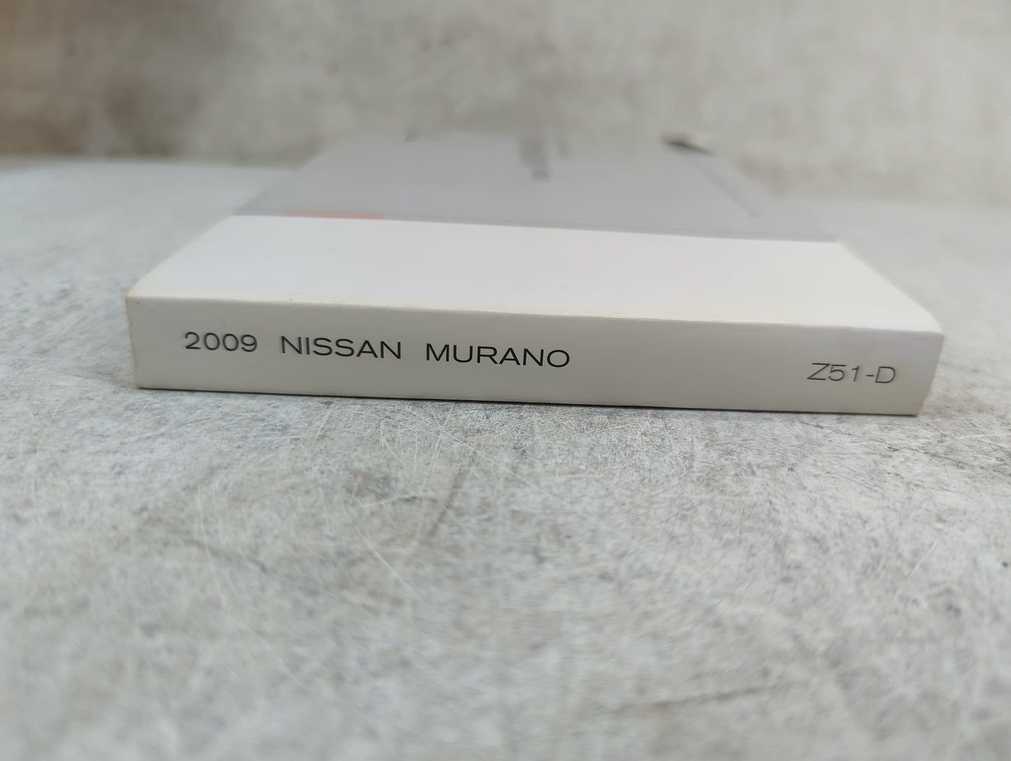2009 Nissan Murano Owners Manual Book Guide P/N:0M9E-0Z51U2 OEM Used Auto Parts - Oemusedautoparts1.com