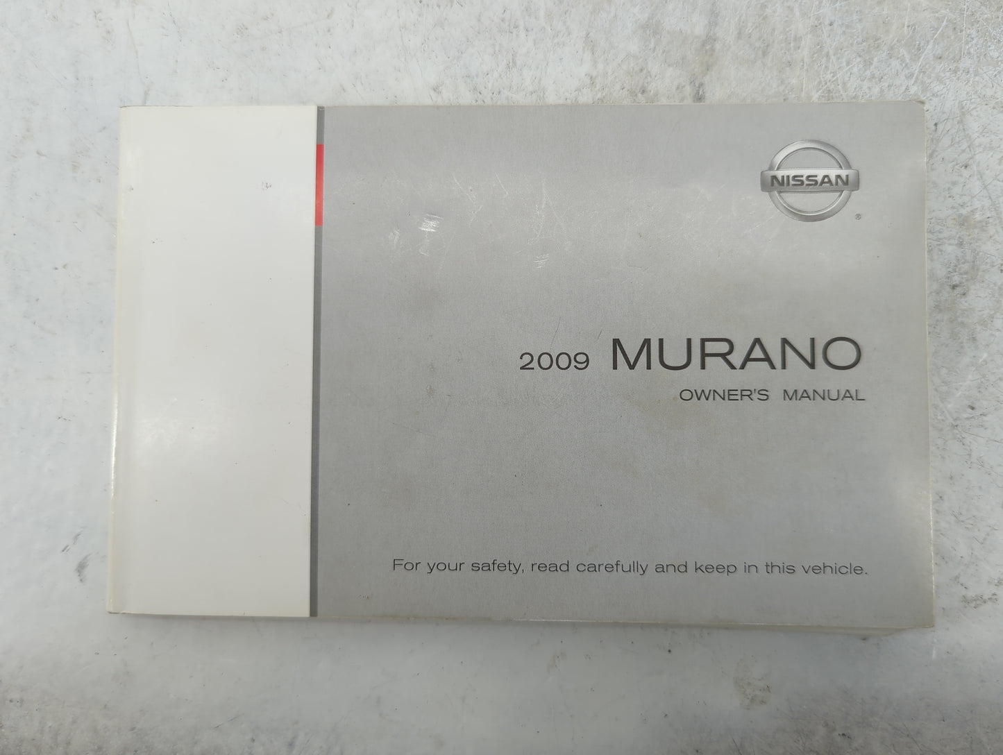 2009 Nissan Murano Owners Manual Book Guide P/N:0M9E-0Z51U0 UTSB0-F9U0K OEM Used Auto Parts - Oemusedautoparts1.com