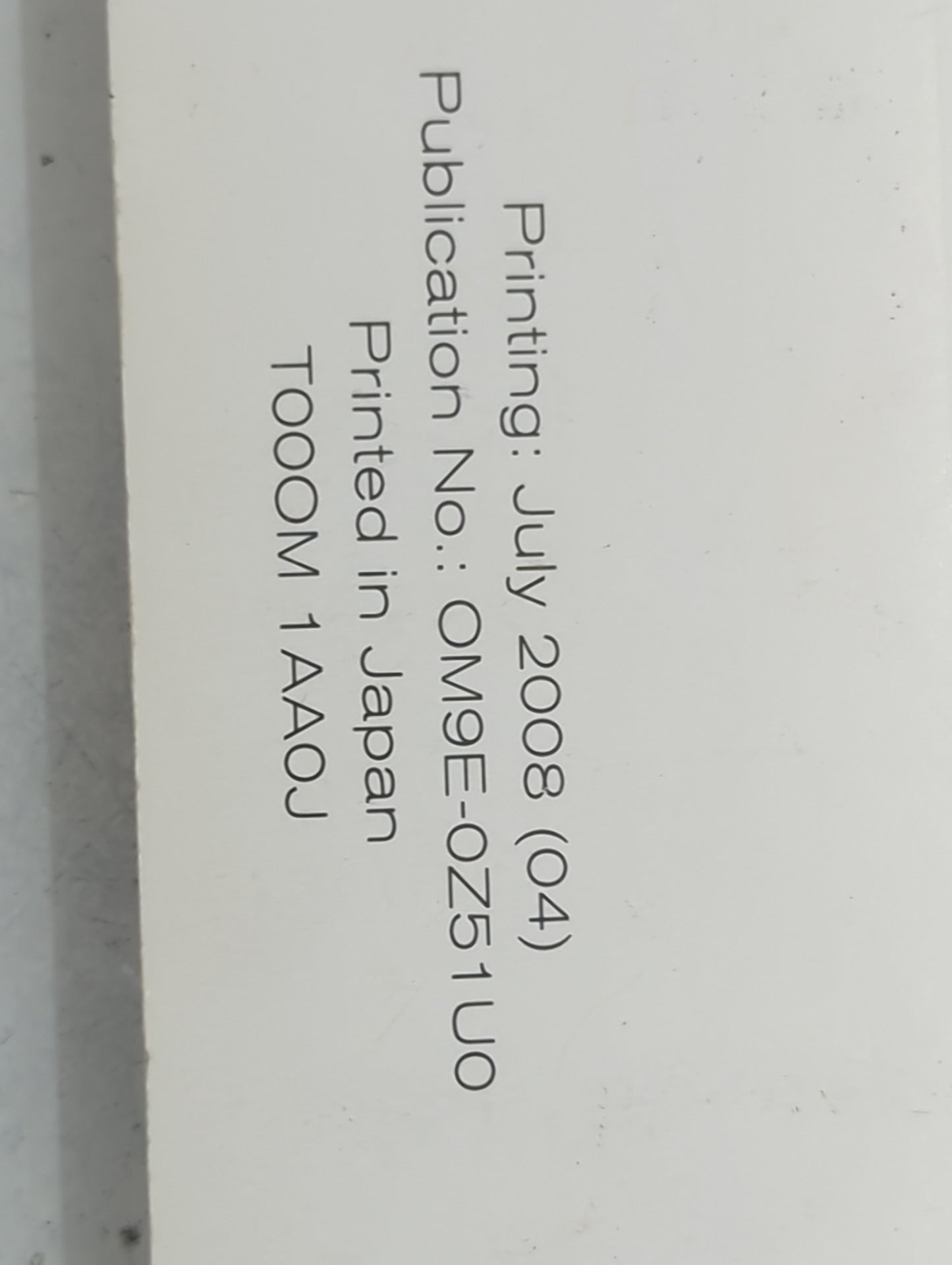 2009 Nissan Murano Owners Manual Book Guide P/N:0M9E-0Z51U0 UTSB0-F9U0K OEM Used Auto Parts - Oemusedautoparts1.com