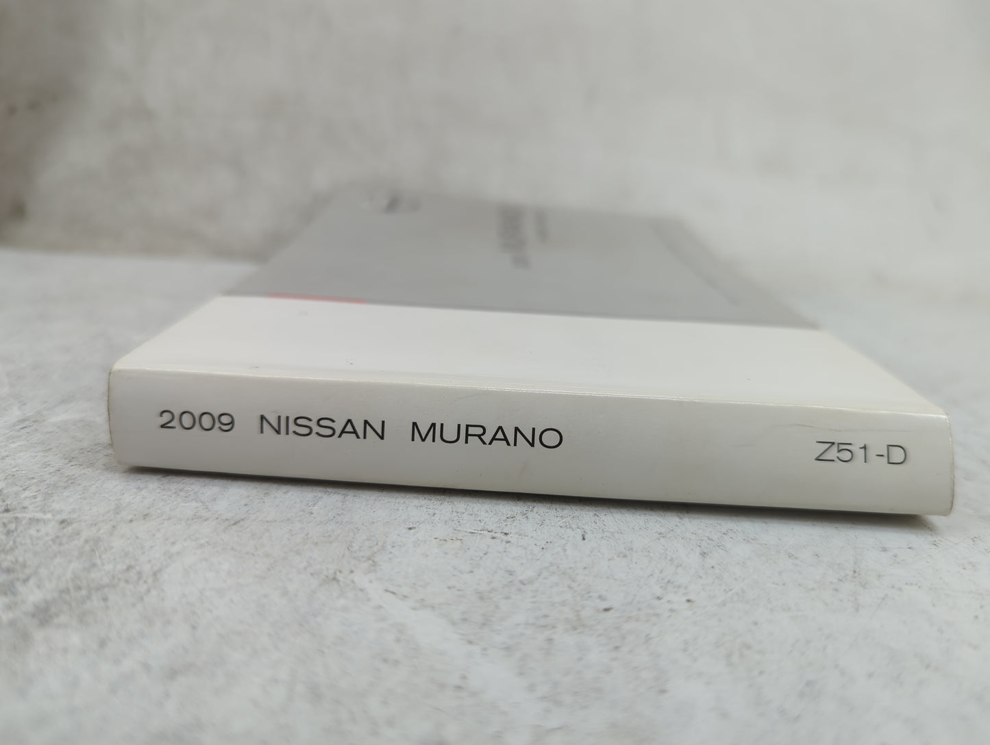 2009 Nissan Murano Owners Manual Book Guide P/N:0M9E-0Z51U0 UTSB0-F9U0K OEM Used Auto Parts - Oemusedautoparts1.com