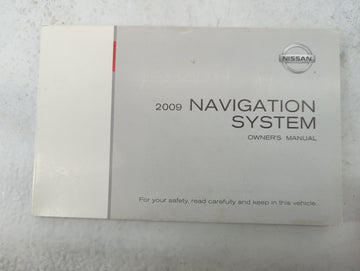 2009 Nissan Murano Owners Manual Book Guide P/N:NA9E-2NAVU0 UTN02-E9U0K, T00NM 1AA0J OEM Used Auto Parts