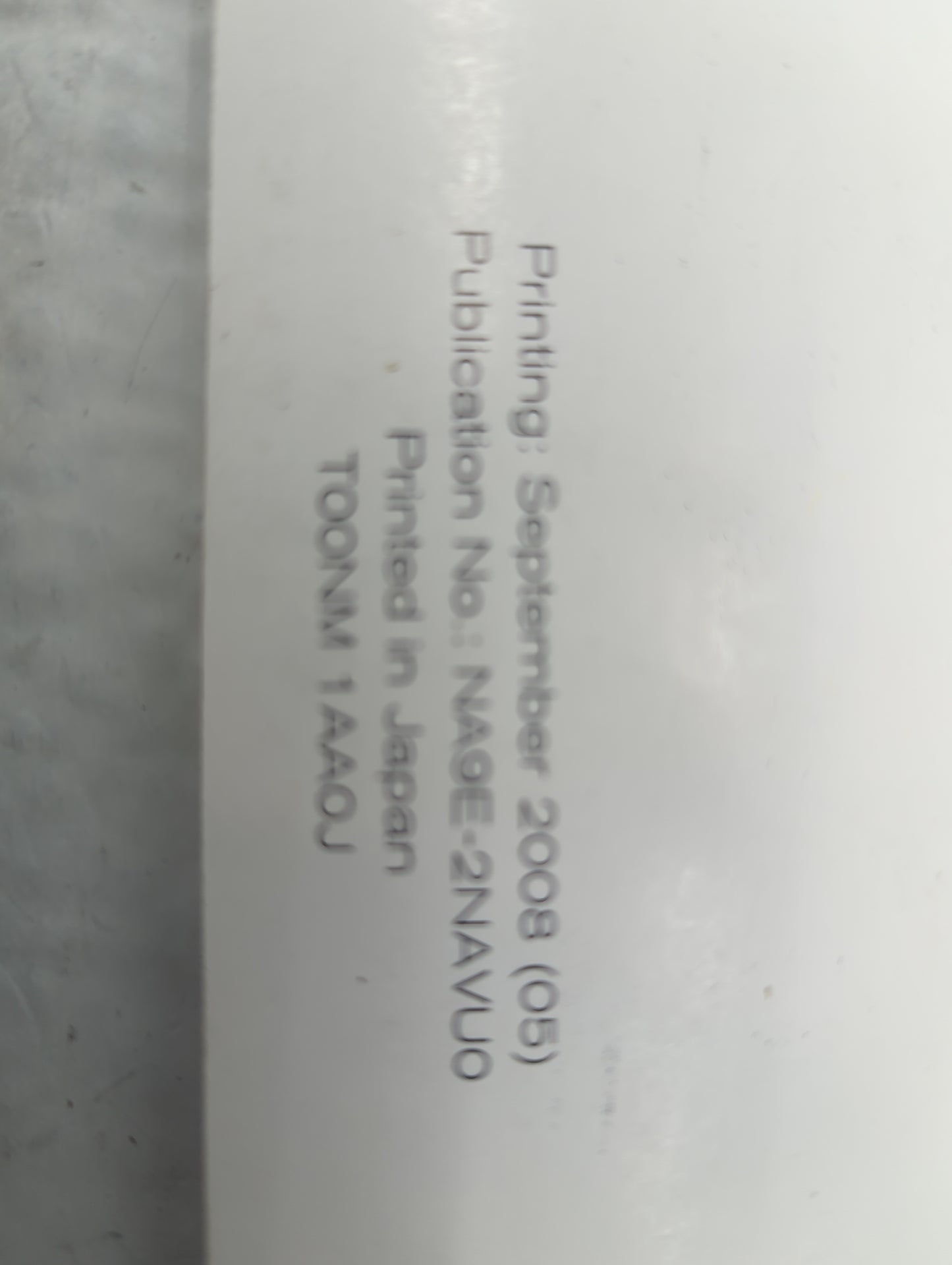 2009 Nissan Murano Owners Manual Book Guide P/N:NA9E-2NAVU0 UTN02-E9U0K, T00NM 1AA0J OEM Used Auto Parts - Oemusedautoparts1