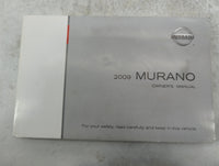 2009 Nissan Murano Owners Manual Book Guide P/N:OM9E-0Z51U0 T00OM1AA0J OEM Used Auto Parts - Oemusedautoparts1.com