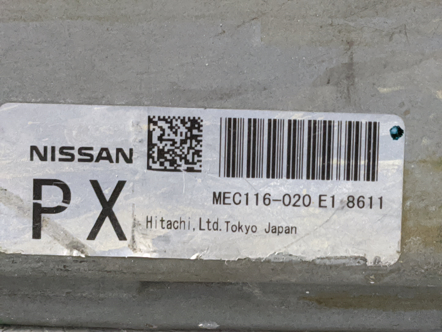 2009 Nissan Murano PCM Engine Control Computer ECU ECM PCU OEM P/N:MEC116-020 Fits OEM Used Auto Parts - Oemusedautoparts1.c