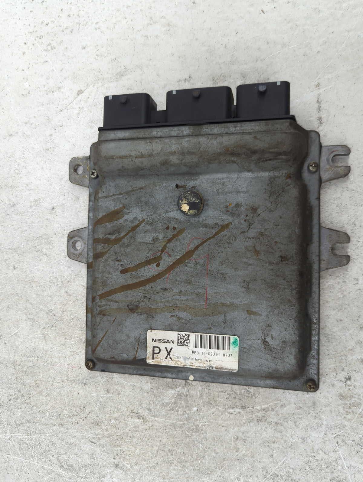 2009 Nissan Murano PCM Engine Control Computer ECU ECM PCU OEM P/N:MEC116-020 E1 Fits OEM Used Auto Parts - Oemusedautoparts