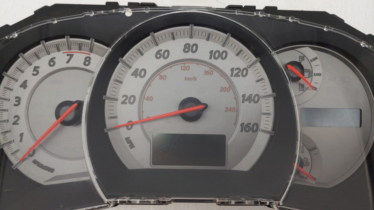 2009 Nissan Murano Instrument Cluster Speedometer Gauges P/N:TA 1AA0B Miles: Fits OEM Used Auto Parts - Oemusedautoparts1.co