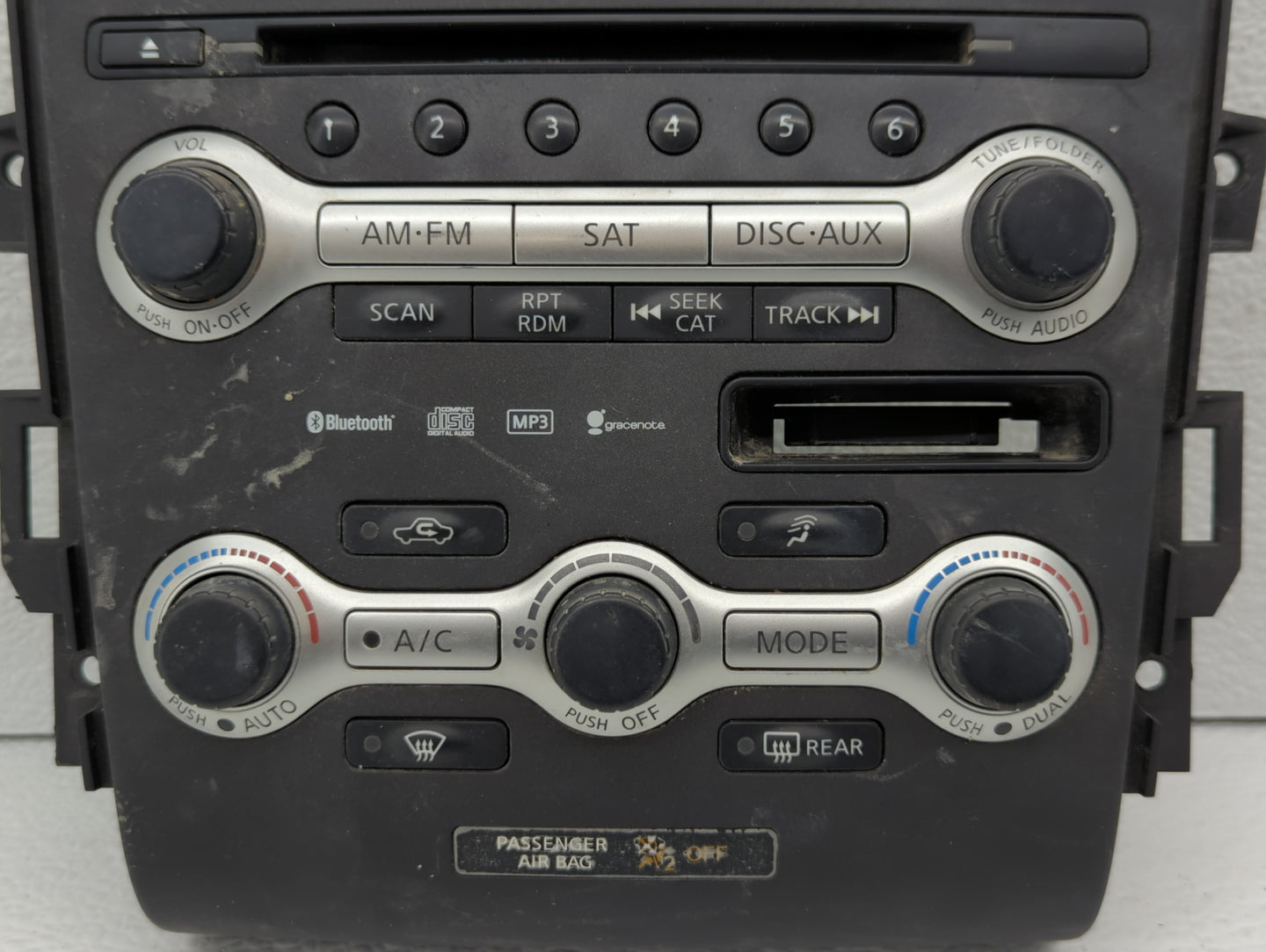 2009-2009 Nissan Murano Radio Control Panel - Oemusedautoparts1.com