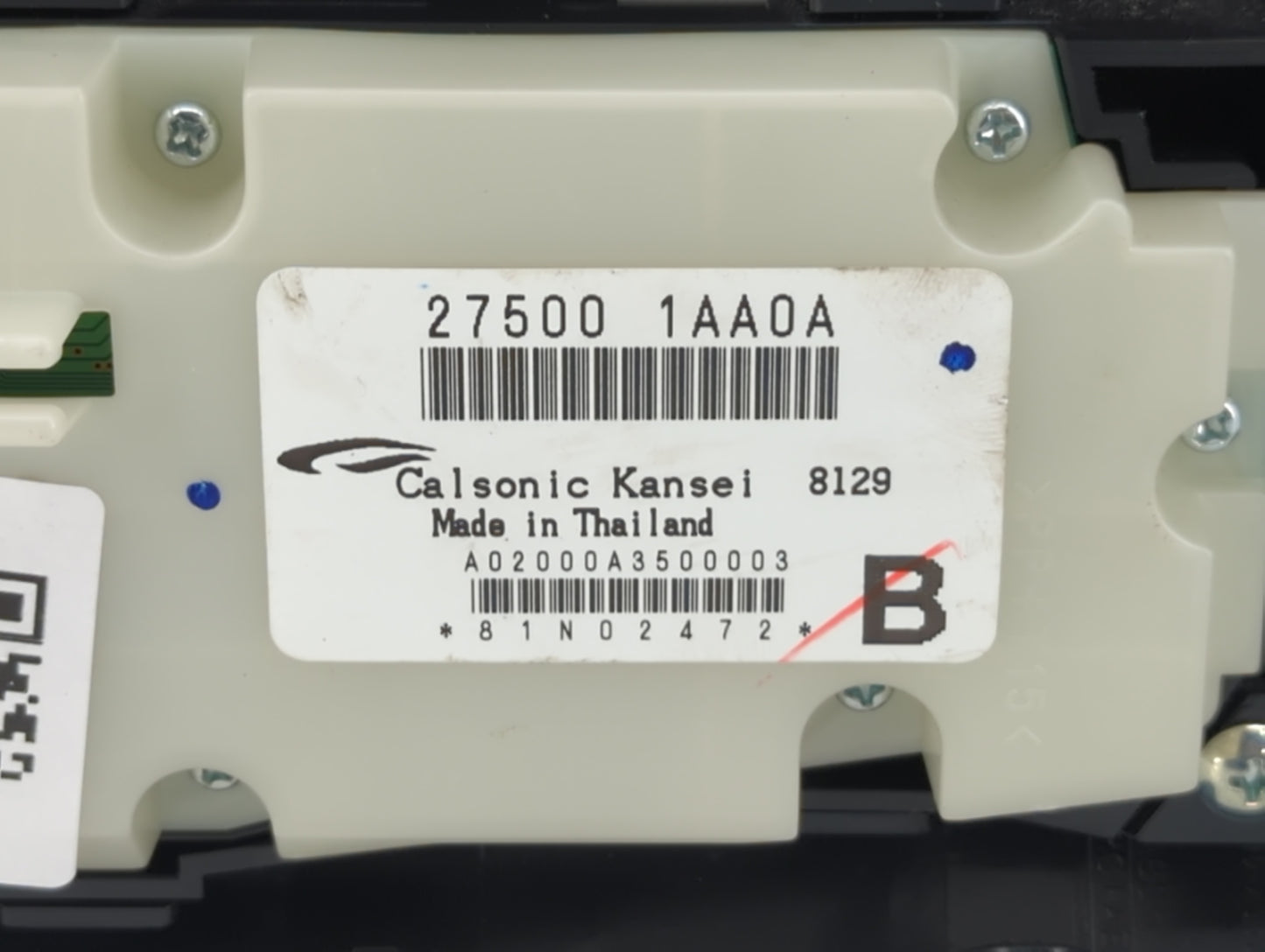 2009 Nissan Murano Climate Control Module Temperature AC/Heater Replacement P/N:27500 1AA0A Fits OEM Used Auto Parts - Oemus