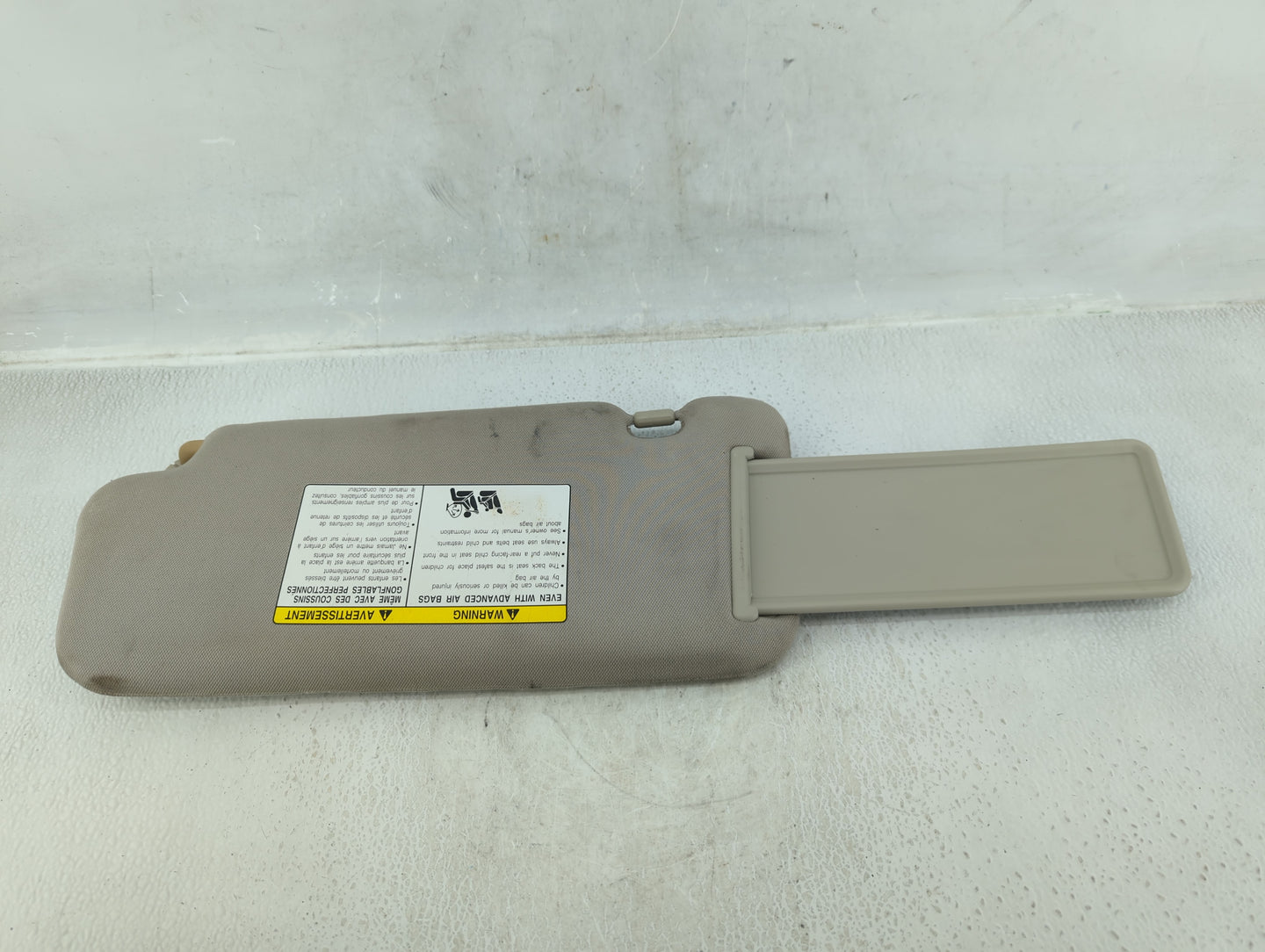2009-2014 Nissan Murano Sun Visor Shade Replacement Passenger Right Mirror Fits Fits 2009 2010 2011 2012 2013 2014 OEM Used 