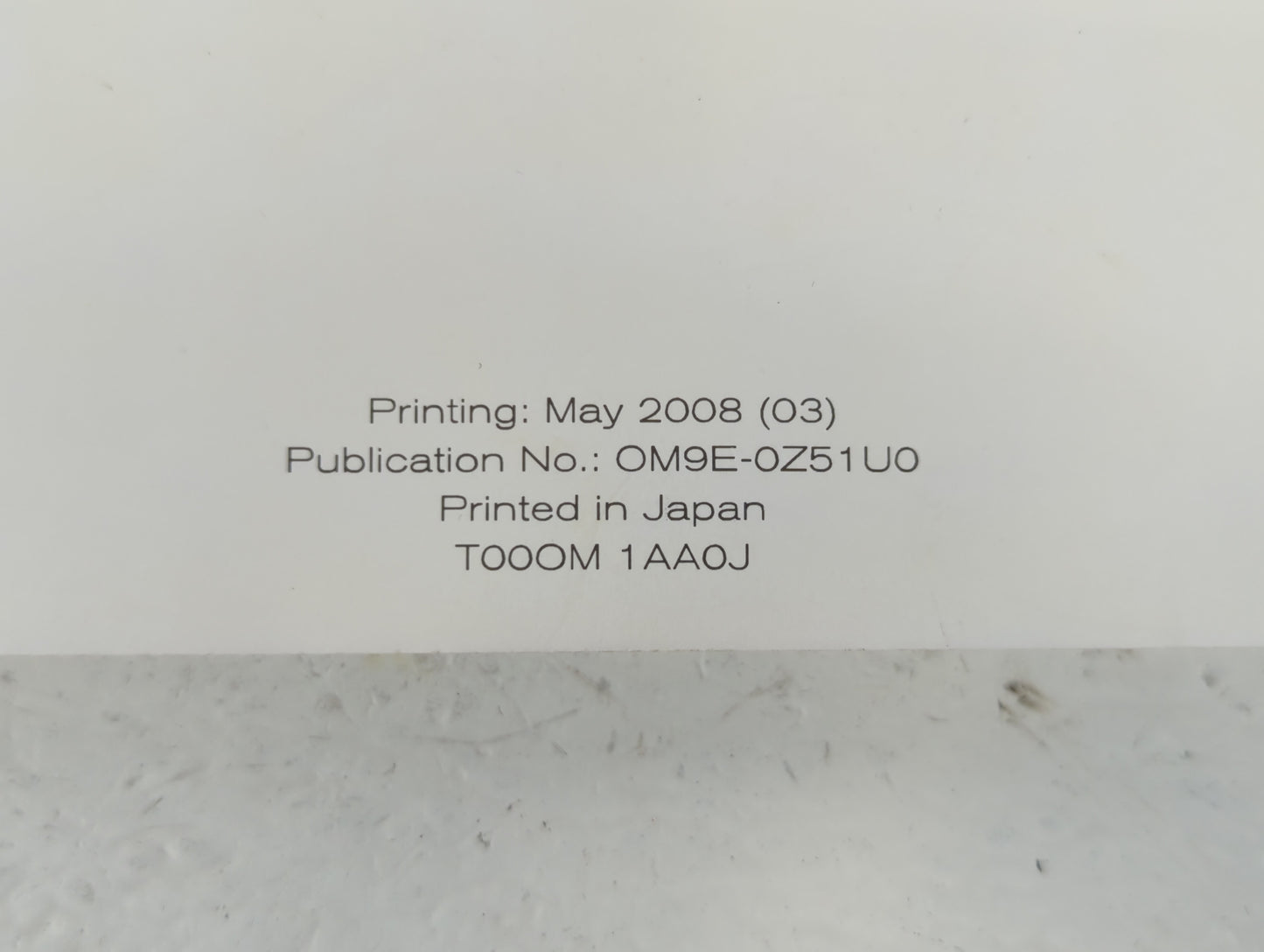 2009 Nissan Murano Owners Manual Book Guide P/N:T00OM 1AAOJ OEM Used Auto Parts - Oemusedautoparts1.com