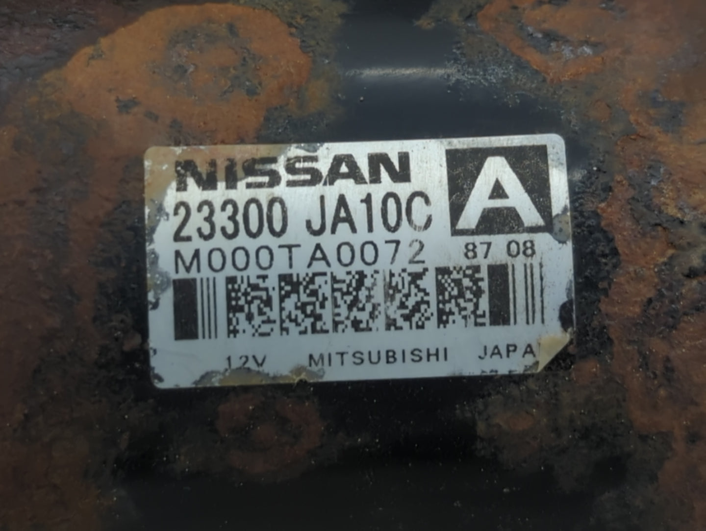 2009-2013 Nissan Murano Car Starter Motor Solenoid OEM P/N:23300 JA10C Fits Fits 2007 2008 2009 2010 2011 2012 2013 2014 OEM