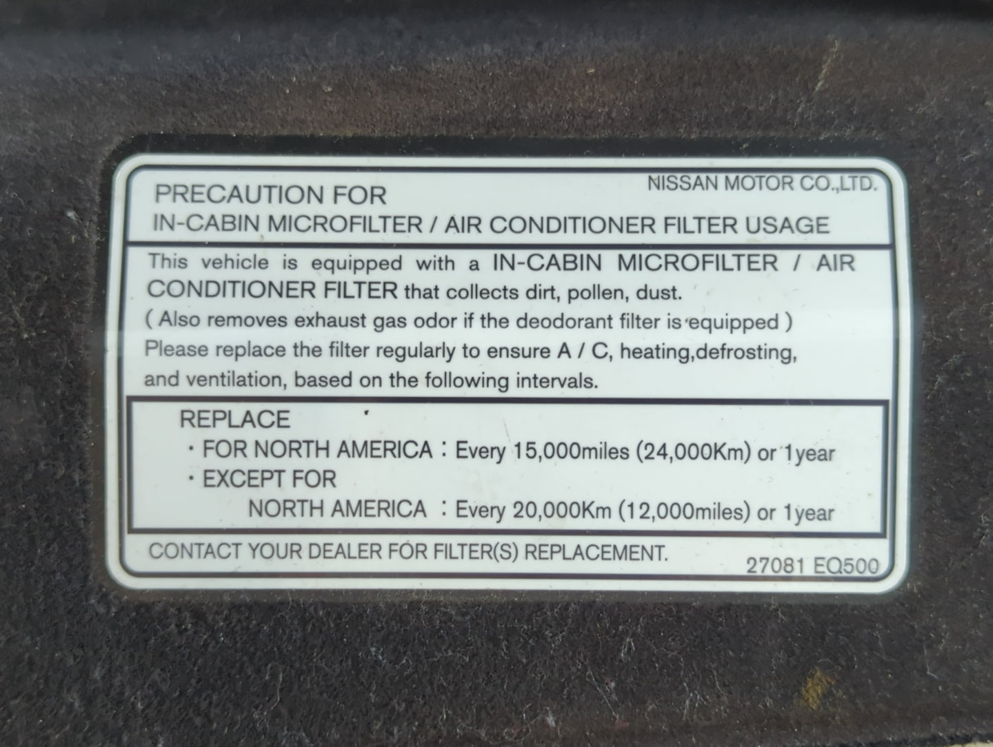 2009 Nissan Murano Passenger Glove Box Door Storage Compartment 814463 - Oemusedautoparts1.com