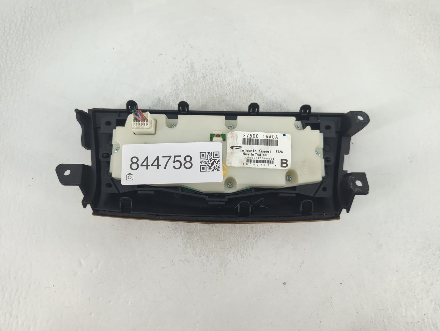 2009 Nissan Murano Climate Control Module Temperature AC/Heater Replacement P/N:27500 1AA0A Fits OEM Used Auto Parts - Oemus