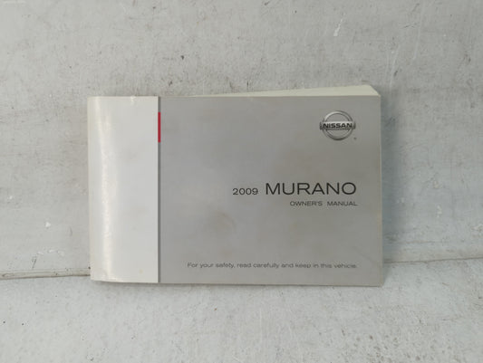 2009 Nissan Murano Owners Manual Book Guide P/N:OM9E-0Z51U2 OEM Used Auto Parts