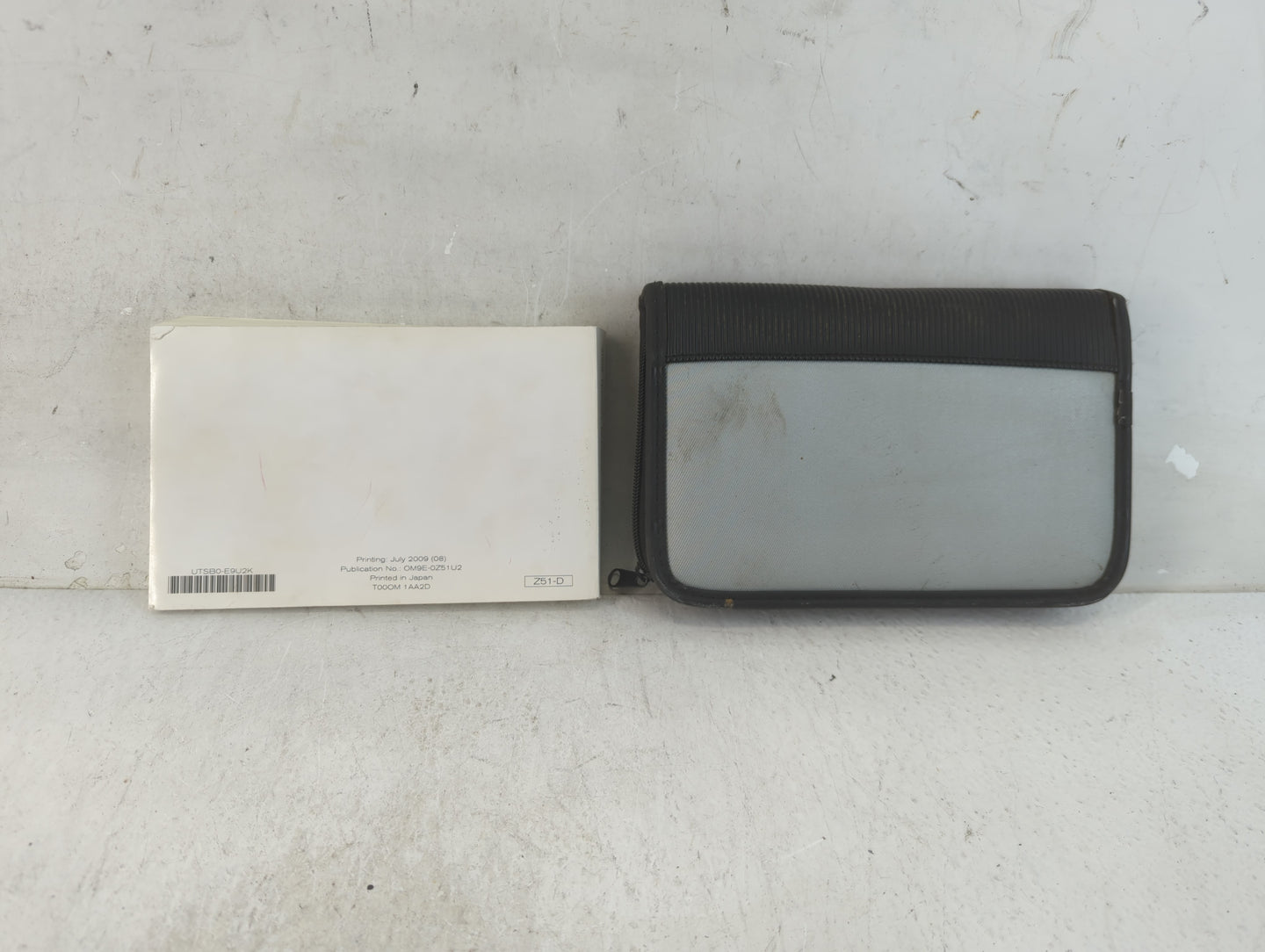 2009 Nissan Murano Owners Manual Book Guide P/N:OM9E-0Z51U2 OEM Used Auto Parts - Oemusedautoparts1.com