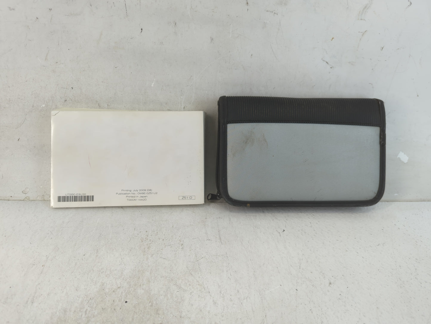 2009 Nissan Murano Owners Manual Book Guide P/N:OM9E-0Z51U2 OEM Used Auto Parts - Oemusedautoparts1.com