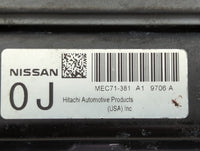 2009 Nissan Pathfinder PCM Engine Control Computer ECU ECM PCU OEM P/N:MEC71-381 Fits OEM Used Auto Parts - Oemusedautoparts