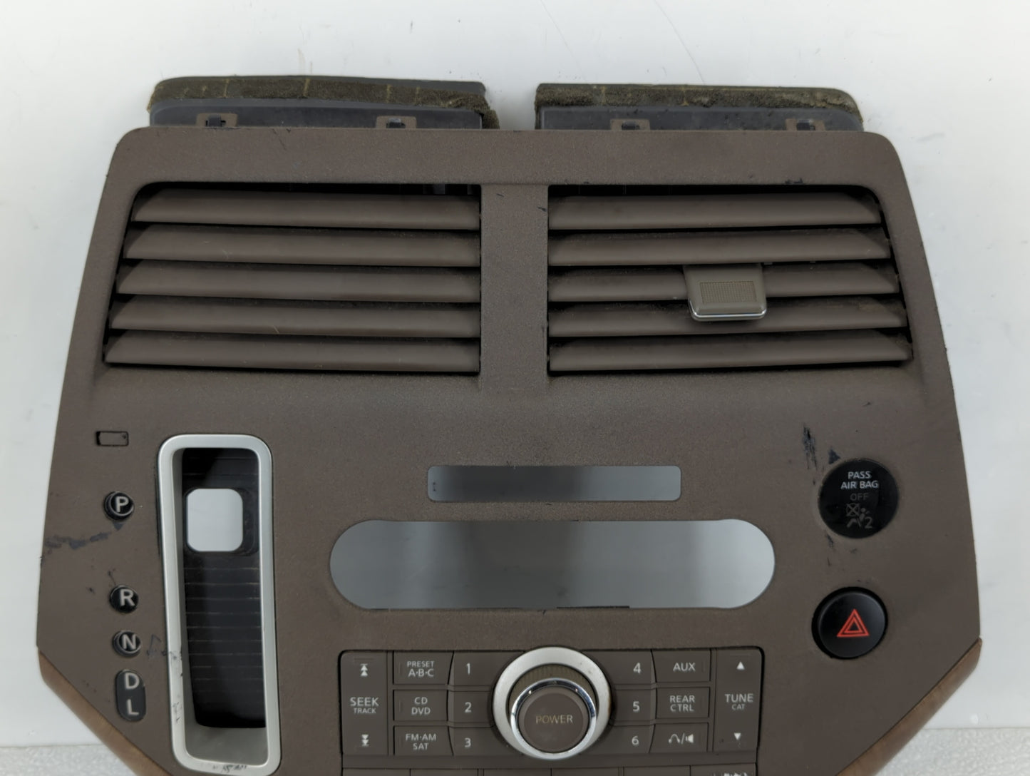 2007-2009 Nissan Quest Radio Control Panel - Oemusedautoparts1.com