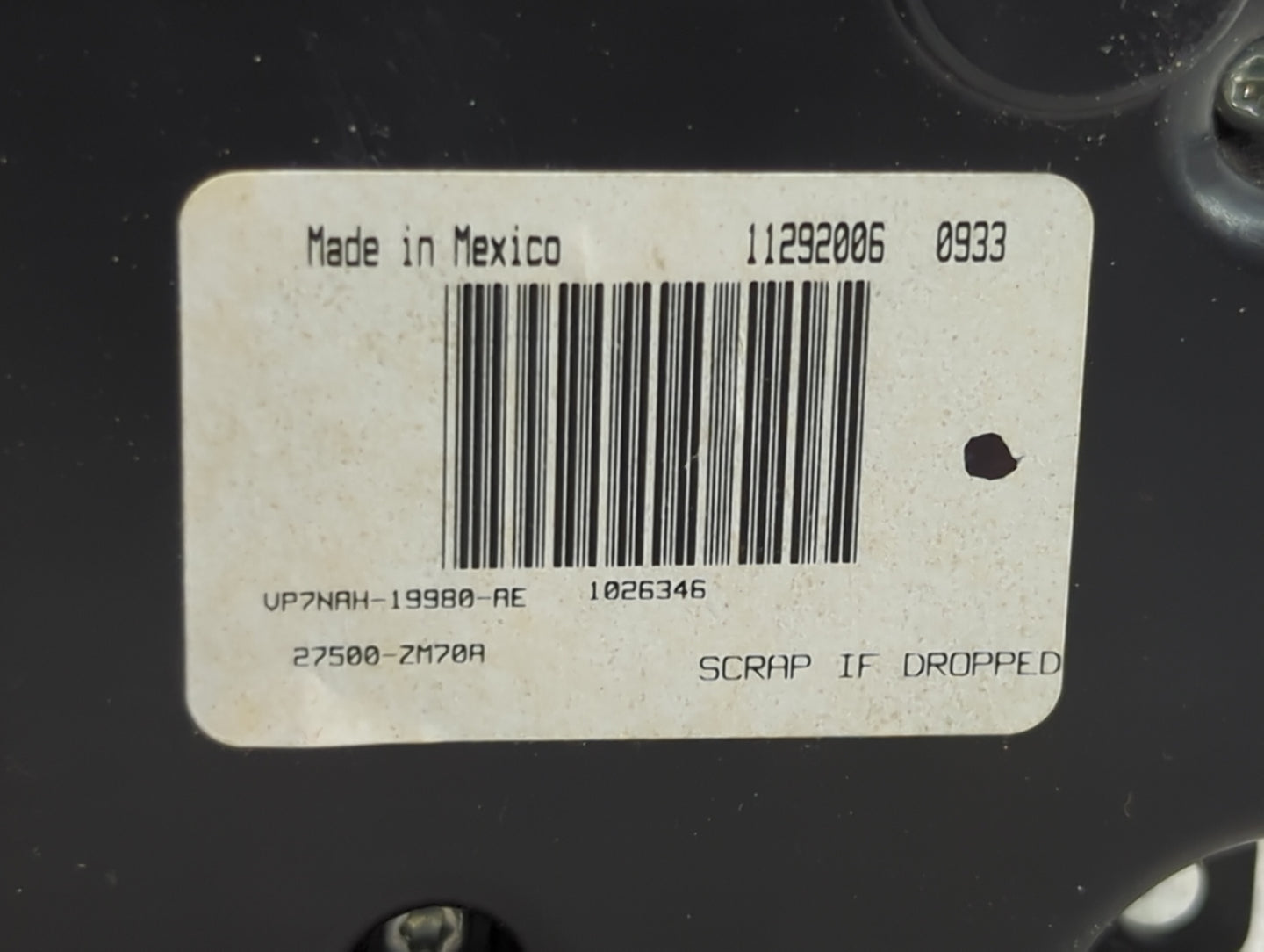 2009 Nissan Quest Climate Control Module Temperature AC/Heater Replacement P/N:VP7NAH-19980-AE 27500-ZM70A Fits Fits 2007 20