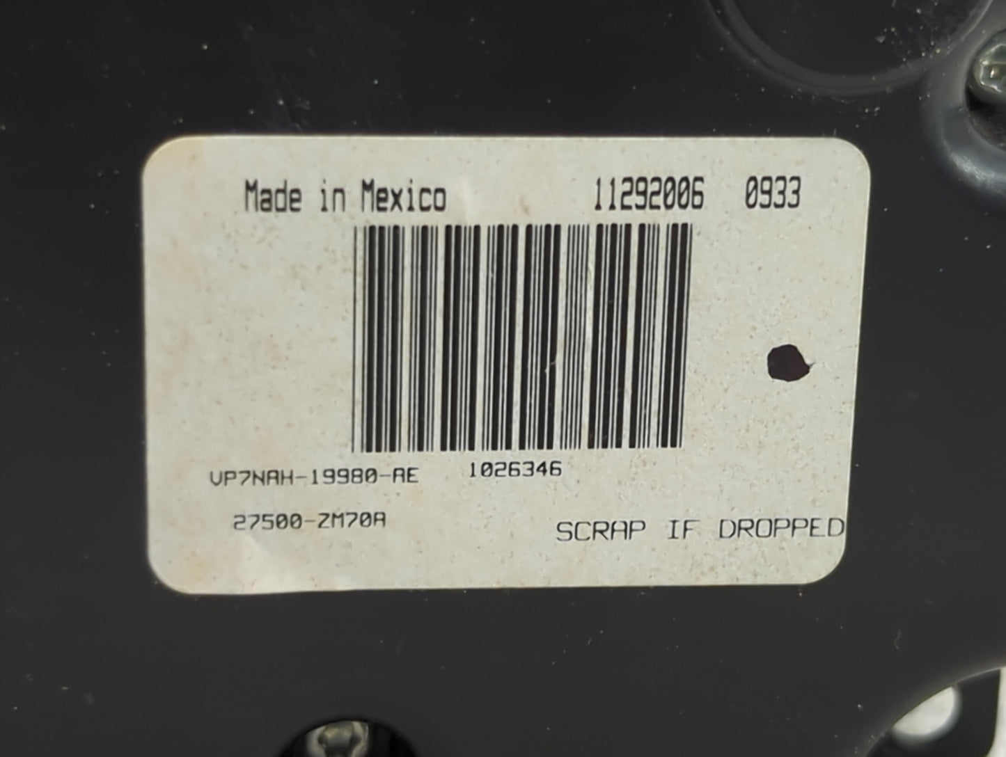 2009 Nissan Quest Climate Control Module Temperature AC/Heater Replacement P/N:VP7NAH-19980-AE 27500-ZM70A Fits Fits 2007 20