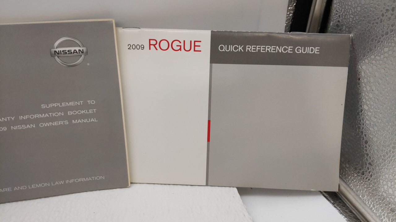 2009 Nissan Rogue Owners Manual Book Guide OEM Used Auto Parts - Oemusedautoparts1.com