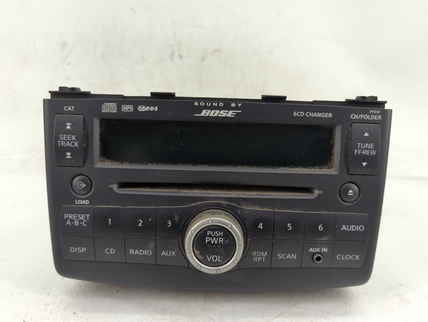 2008-2009 Nissan Rogue Radio AM FM Cd Player Receiver Replacement P/N:28185 JM20C Fits Fits 2008 2009 OEM Used Auto Parts - 