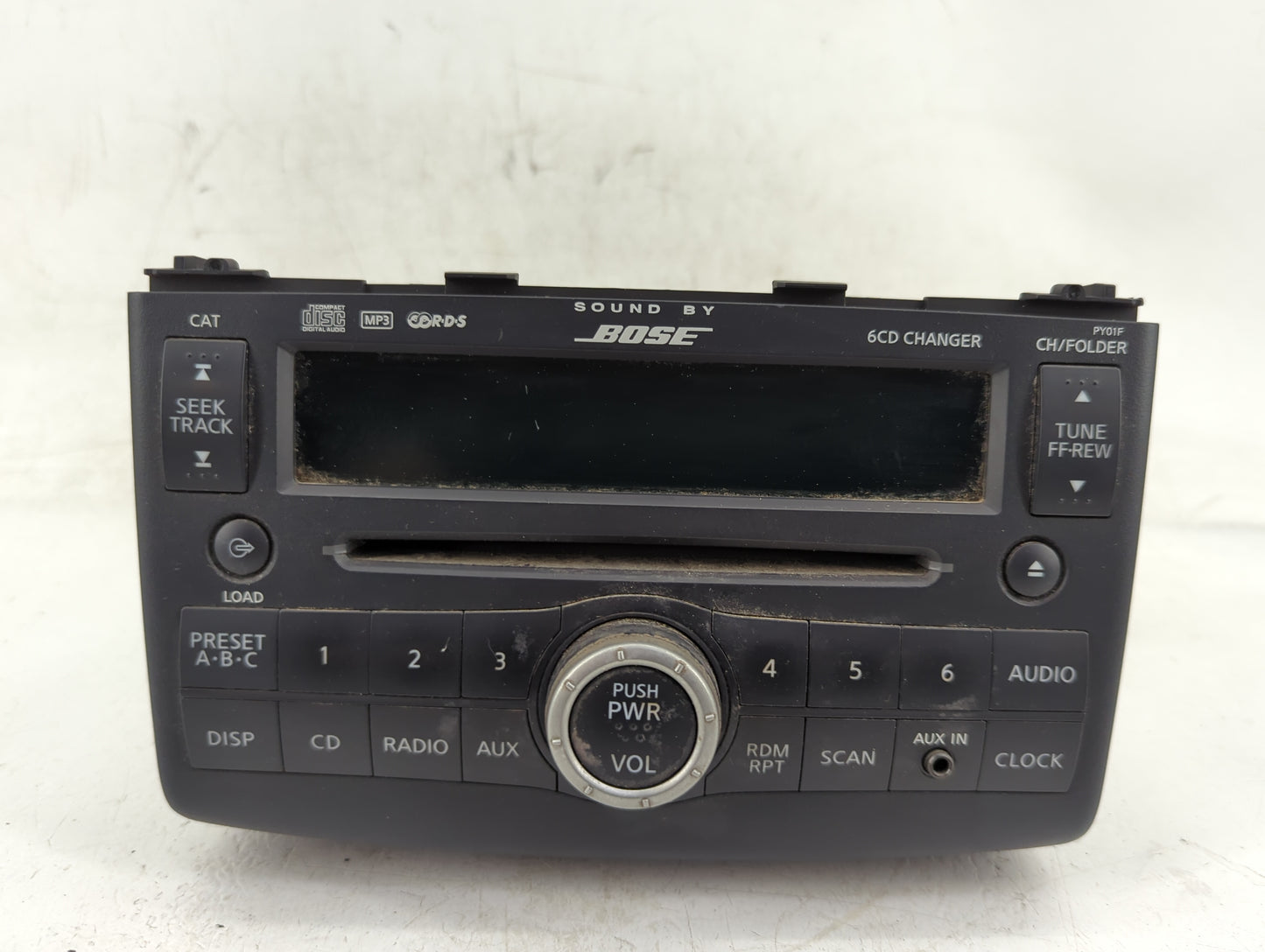 2008-2009 Nissan Rogue Radio AM FM Cd Player Receiver Replacement P/N:28185 JM20C Fits Fits 2008 2009 OEM Used Auto Parts - 